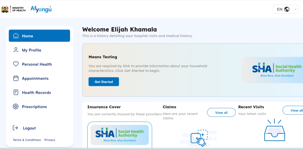how to register for SHA-4