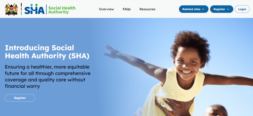 how to register for SHA