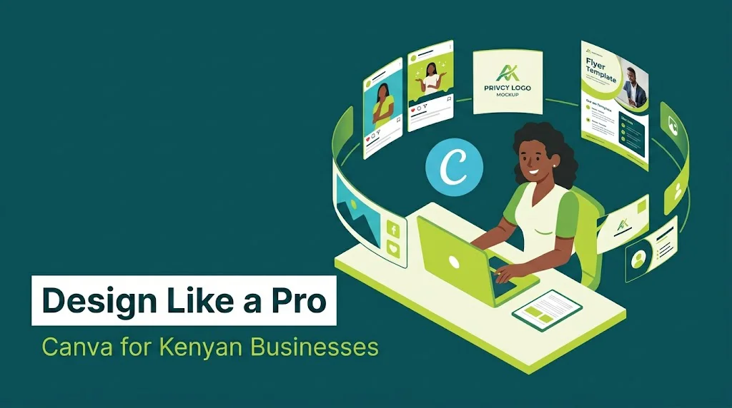 How to Use Canva for Business in Kenya: Design Like a Pro Without Being a Designer (2026) How to Use Canva for Business in Kenya -Design Like a Pro Without Being a Designer